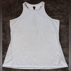 CALIA by Carrie Underwood Light Blue Racerback Tank with Keyhole